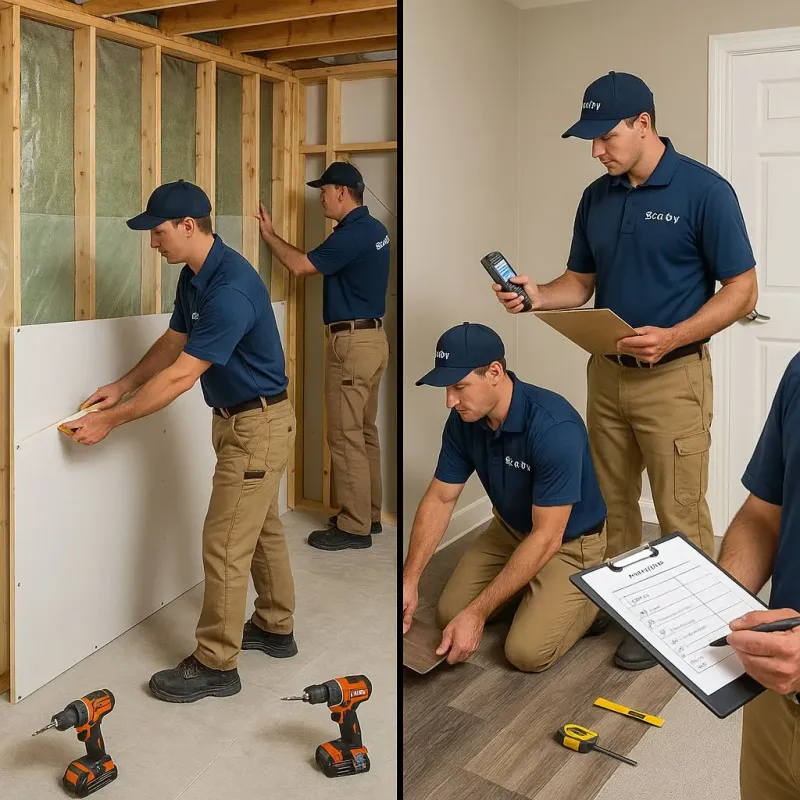 Repairs and Reconstruction process in Montpelier, ID